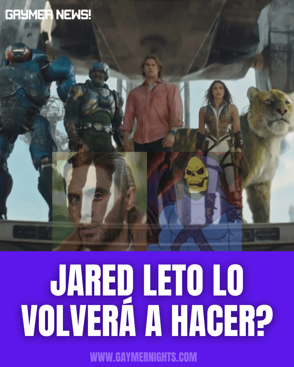 JARED LETO LO VOLVERÁ A&nbsp;HACER?