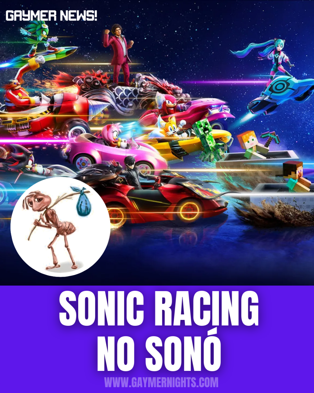 SONIC RACING, NO&nbsp;SONÓ