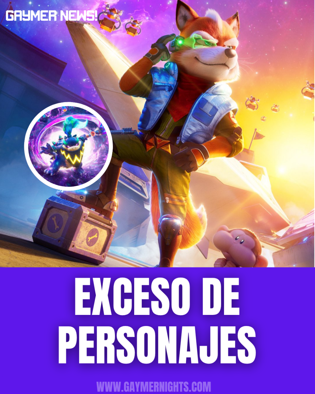 EXCESO DE PERSONAJES